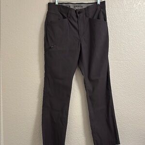 Men's ORVIS Gray Hiking Pants/Casual Pants Straight 2-way Stretch Comfort 32X30